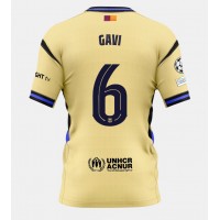 Barcelona Paez Gavi #6 Vonkajší futbalový dres 2025-26 Krátky Rukáv